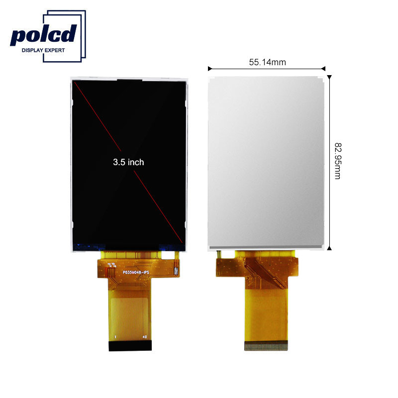 Polcd 350 Nit 800X480 5 Inci Layar Ips 18 BIT RGB Ips Layar Tft 153 * 153 Um