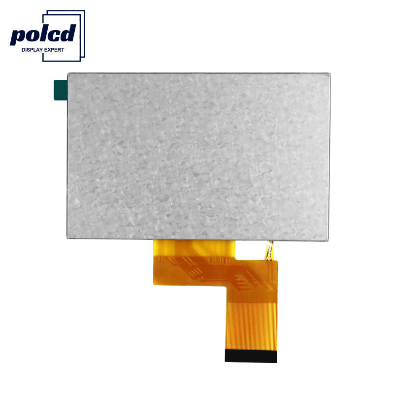 Polcd 24 Bit RGB Lcd 4.3 Inci 800x480 Layar LCD TFT 53.86mm Industri