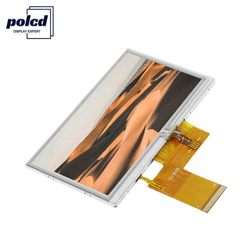 Layar Sentuh Polcd 800X480 Lcd Tft 4.3 Inci 280 Q38 Nit Raspberry Pi