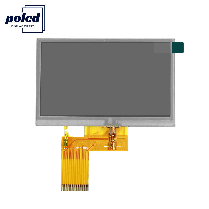 Layar Sentuh Polcd 800X480 Lcd Tft 4.3 Inci 280 Q38 Nit Raspberry Pi