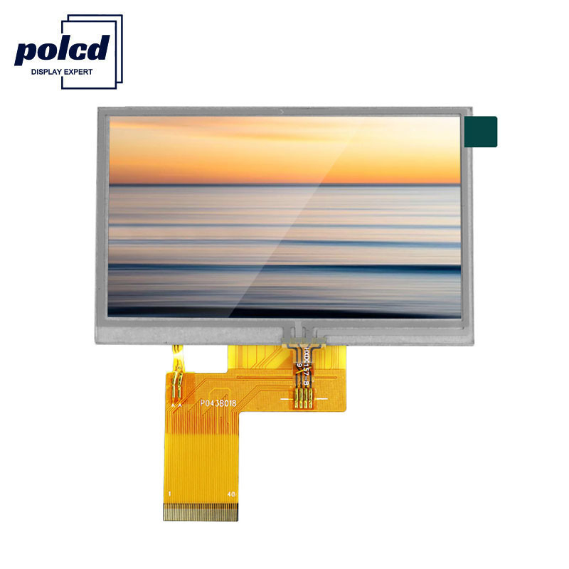 Polcd ST7262E43 4.3 Inch Hdmi Lcd 800x480 Panel Layar Sentuh RGB 24 Bit