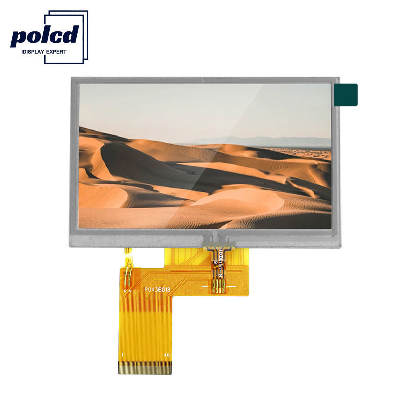 Polcd ST7262E43 4.3 Inch Hdmi Lcd 800x480 Panel Layar Sentuh RGB 24 Bit