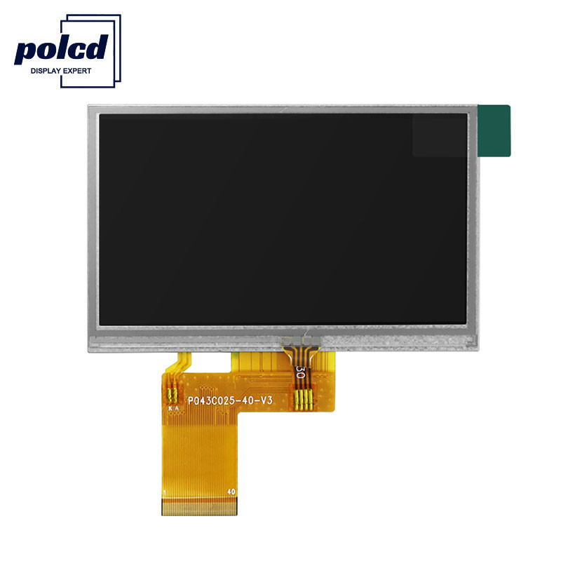 Polcd ST7262E43 Layar Lcd 4,3 Inci 480X272 Layar Sentuh Lcd Jam 6