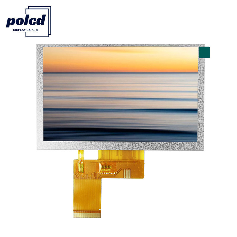 Tampilan Layar Sentuh Polcd 108mm Tft 800X480 Layar Tft 5 Inci Untuk Raspberry Pi