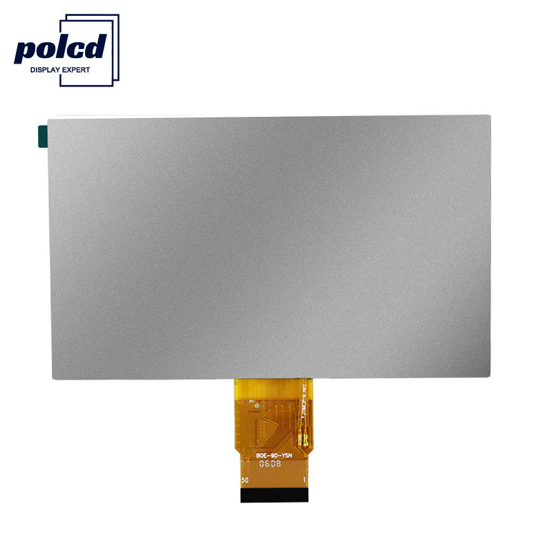 Polcd 300 Nit RoHS Layar 7 Inci Tft 153.84mm Layar Lcd Tft Jam 6