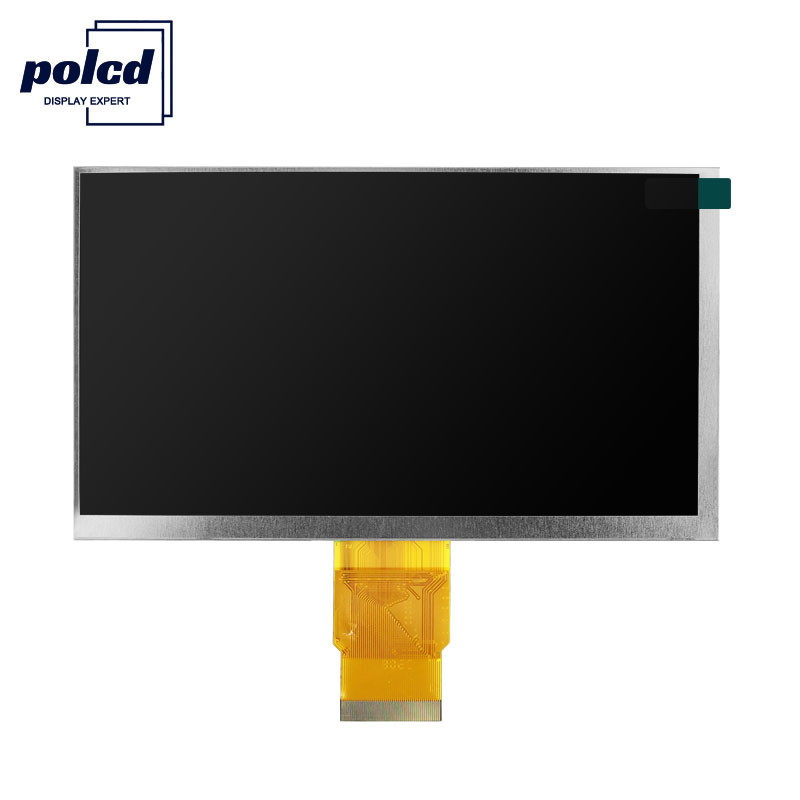 Polcd 300 Nit RoHS Layar 7 Inci Tft 153.84mm Layar Lcd Tft Jam 6
