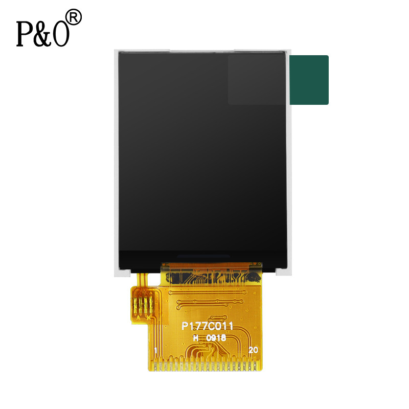 Resolusi Polcd 128 * 160 1,77 Tft Lcd ST7735S TFT LCD Display Untuk Komersial