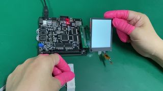 LCD Layar Sentuh Polcd 2,8 inci