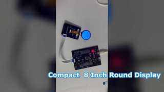 Layar TFT Melingkar Bulat Polcd 1,28 inci 240x240