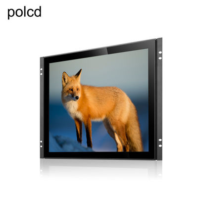 Polcd Industrial 15 Inch Open Frame Monitor LCD Layar Sentuh Kapasitif Pesawat Murni