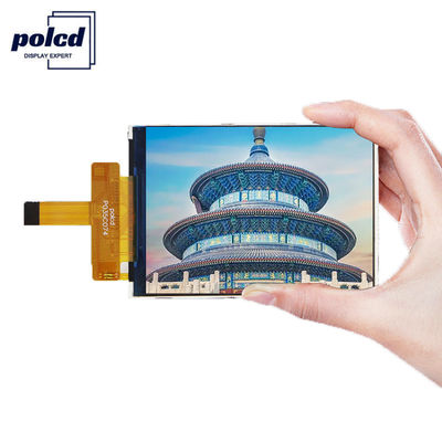 Layar LCD TFT Polcd 3,5 Inch 320x480 RGB Transmissive IPS Viewing Angle