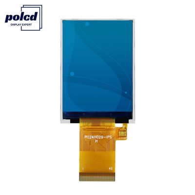 Layar Sentuh Tft Polcd 350 Nit 2.4 Inch 240x320 48.96mm MCU RGB antarmuka Tampilan LCD