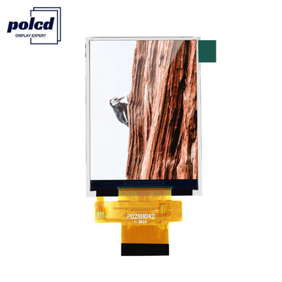 Polcd MCU 8 Bit 2.8 Lcd Module 57.6Mm Modul Tampilan Layar Sentuh 12 0'CLOCK