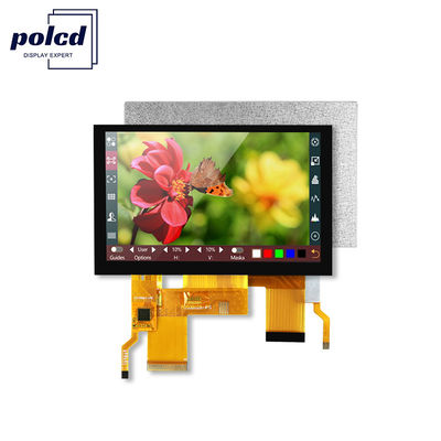 5 Inch Ips Tft Lcd Display Transmissive Screen 24 Bit RGB Interface 800*480 Tampilan