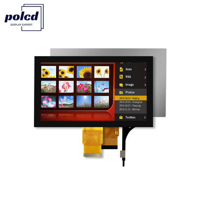 Polcd 7 '' Tft Lcd Panel 800x480 Capacitive Touch Screen RGB interface 7 inci LCD Module Display
