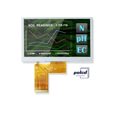 Polcd 4.3 Inch 400 Kecerahan 480x272 LCD IPS Screen NV3041A ic MCU SPI Interface TFT Display