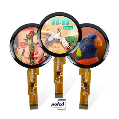 Polcd 1,28 inci 1,28' Warna Bulat Lingkaran TFT Tampilan 240x240 LCD GC9A01 Driver IPS LCD Modul