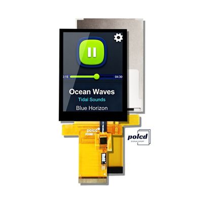 Polcd Tft RGB 2.8 Inci Pengendali Industri Panel Tampilan Warna Layar Sentuh Kapasitif Modul Lcd IPS