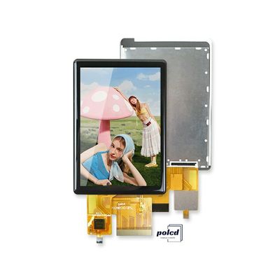 Polcd Kecerahan Tinggi 500nit 2,8 inci Layar LCD 240x320 RGB antarmuka IPS CTP Capacitive Touch TFT Display