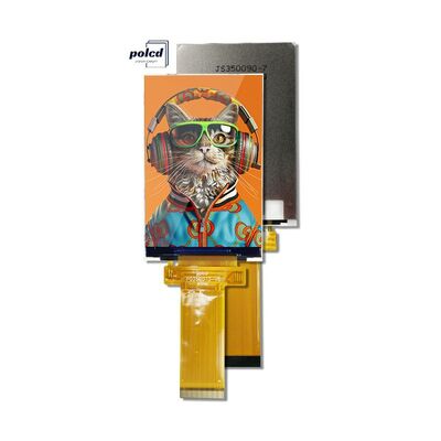 Polcd 3.5 Inch QVGA LCD Display dengan Resolusi 320x480 MCU SPI Interface Touch Panel 3.5 