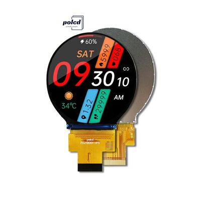 Polcd 2,1 inci IPS LCD Bulat Kecil 480*480 Mipi antarmuka ST7701S Lingkaran Lingkaran TFT Display Module