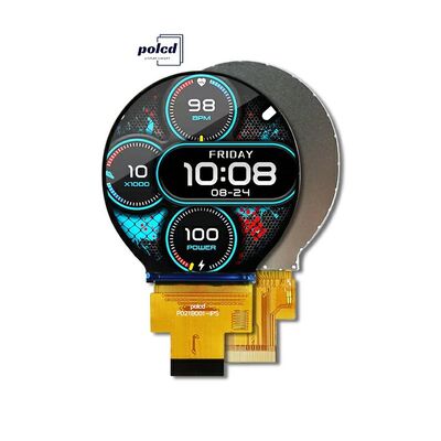 Polcd 2.1 Inch 480x480 IPS bulat TFT Color Display LCD Modul dengan MIPI Interface untuk LCM dan Panel