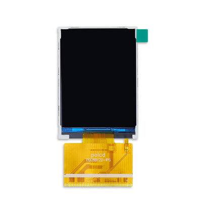 Polcd kecil 2,8 inci 240x320 QVGA Kecerahan tinggi 300nits SPI antarmuka IPS TFT display