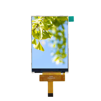 Polcd 3,5 inci TFT LCD Screen 320*480 SPI antarmuka Kecerahan tinggi 400nit 3.5 LCD Display Module