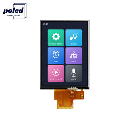 Polcd 240X320 2.8 Inch Tft Touch Shield Layar Sentuh Resistif RoHS TFT