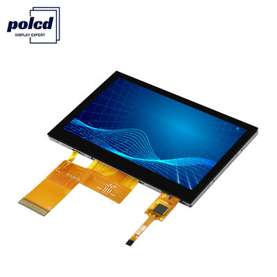 Polcd 40 Pin 4.3 Inch Layar Lcd ST7262E43 TFT Layar Sentuh Kapasitif