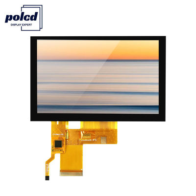 Polcd ST7262 Layar Lcd 5 Inci 800X480 Layar Sentuh Tft 40 Pin